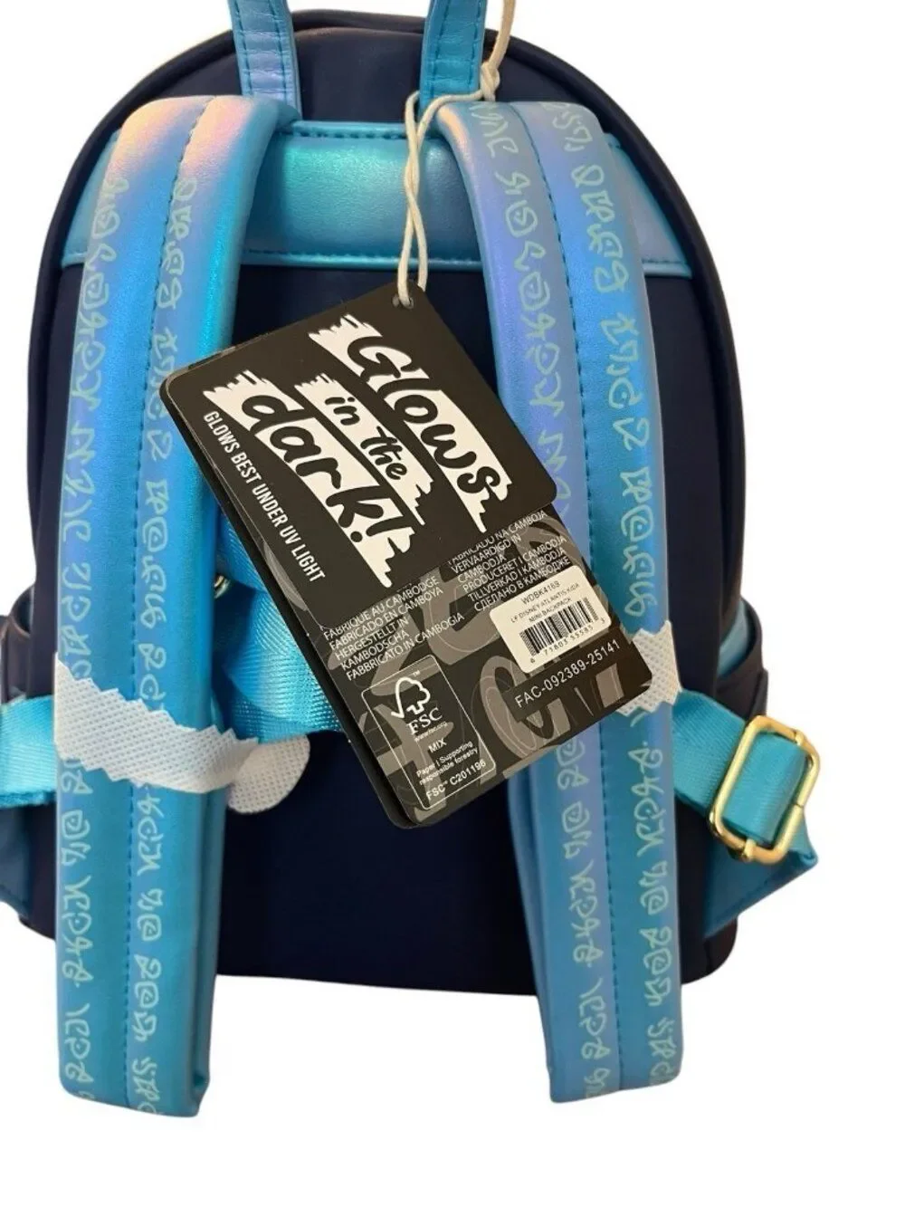 Loungefly Disney Atlantis The Lost Empire Kida Glow in Dark Mini Backpack NWT